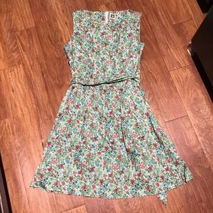Anne Klein Floral Patterned Dress